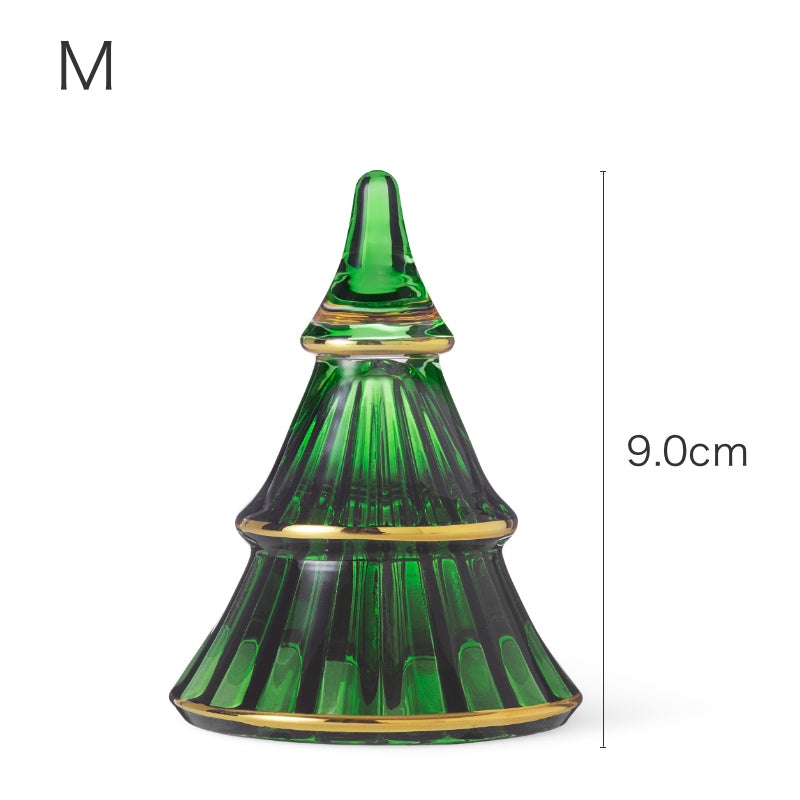 ホルムガード クリスマスツリー Mサイズ 高さ9cm グリーン/ゴールド
