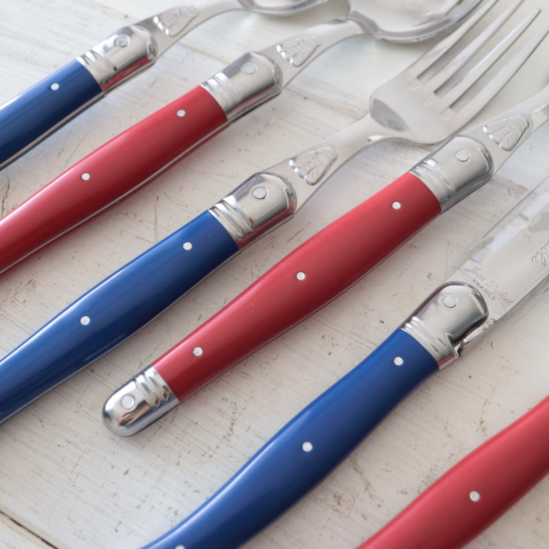 ジャンデュボ ライヨール カトラリー6本 ギフトボックスセット パリスレッド＋パリスブルー