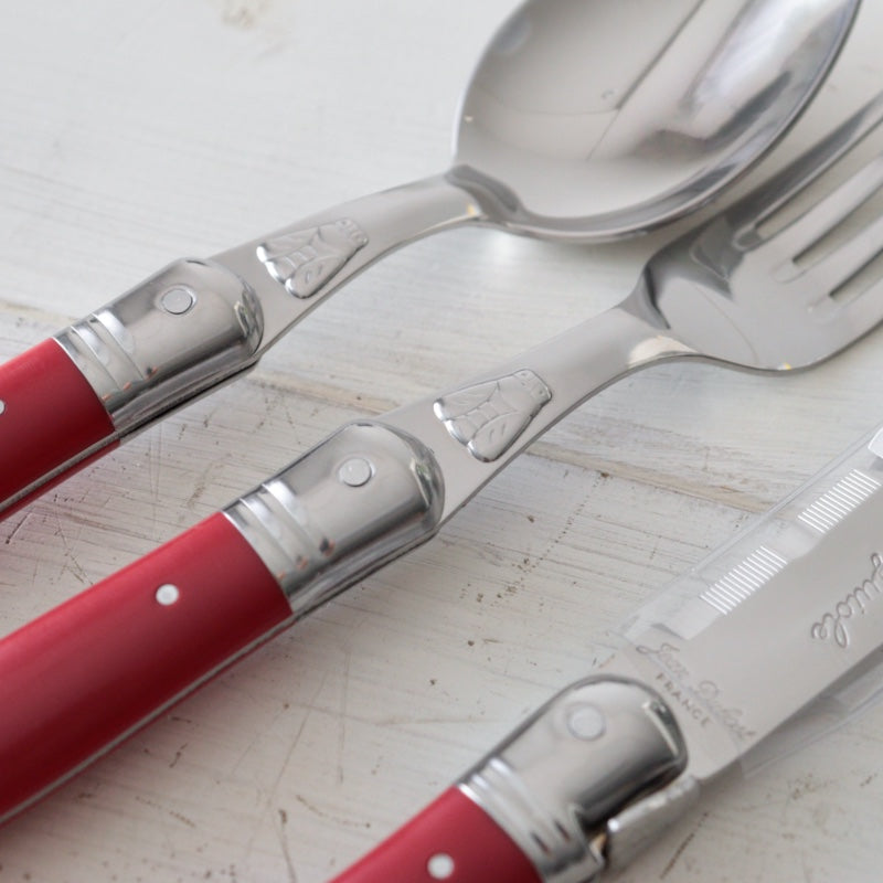 ジャンデュボ ライヨール カトラリー6本 ギフトボックスセット パリスレッド＋パリスブルー