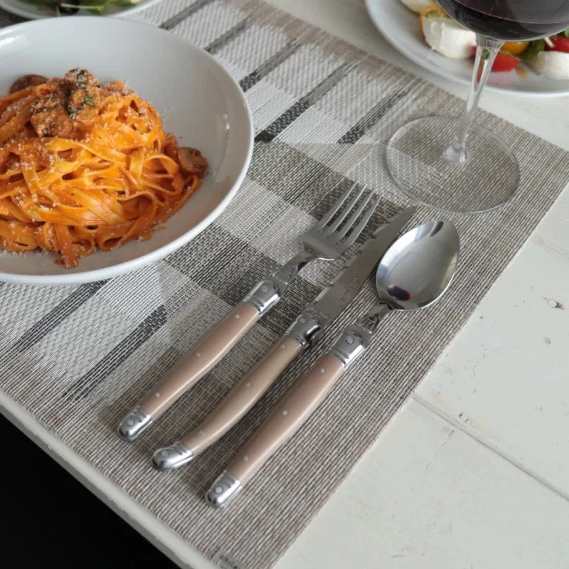 [未使用]ジャンデュボ ライヨール カトラリー6本セット カフェオレ　ラギオール 未使用]ジャンデュボ ライヨール カトラリー6本セット カフェ