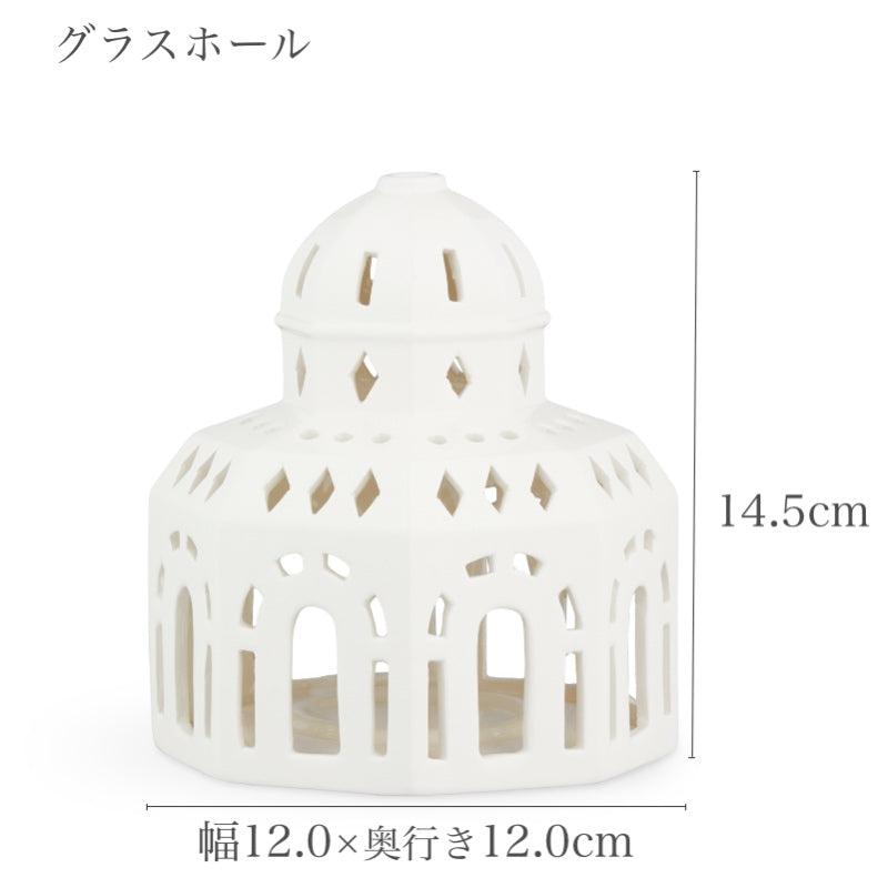 早割10%OFF 【予約品：10月3日発送】 ケーラー アーバニア チボリ グラスホール キャンドルホルダー