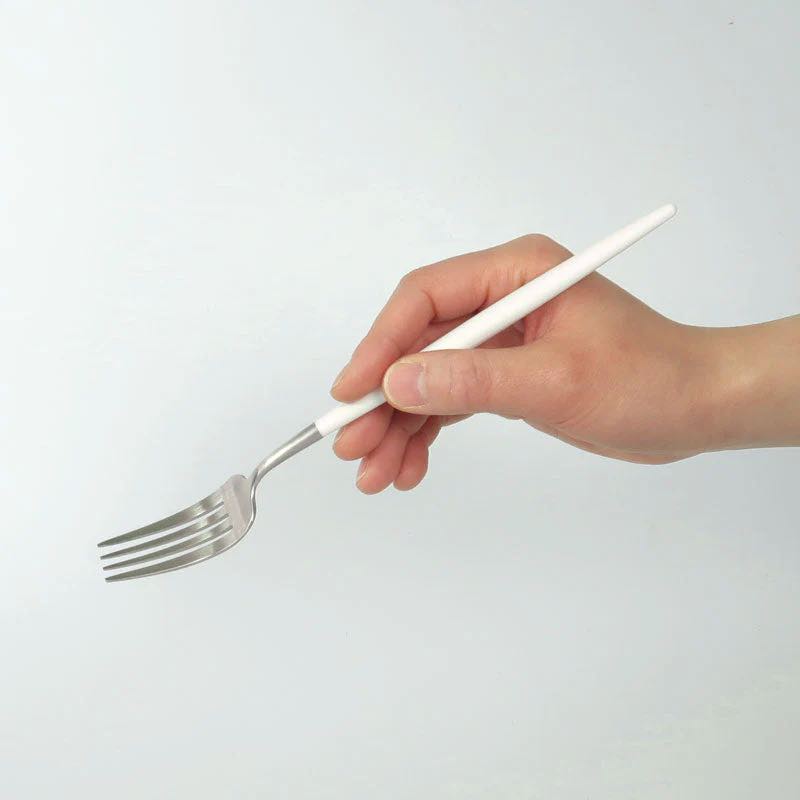 【訳あり 30%OFF】 クチポール GOA ホワイトシルバー ディナーフォーク