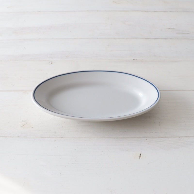 サタルニア チボリ ブルーライン オーバルプレート 25cm