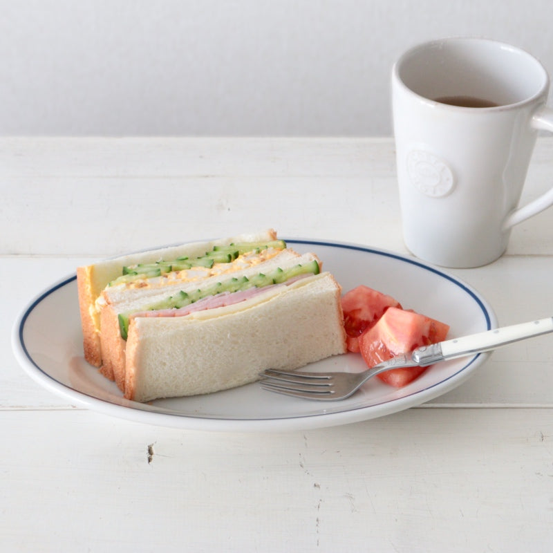 サタルニア チボリ ブルーライン オーバルプレート 25cm