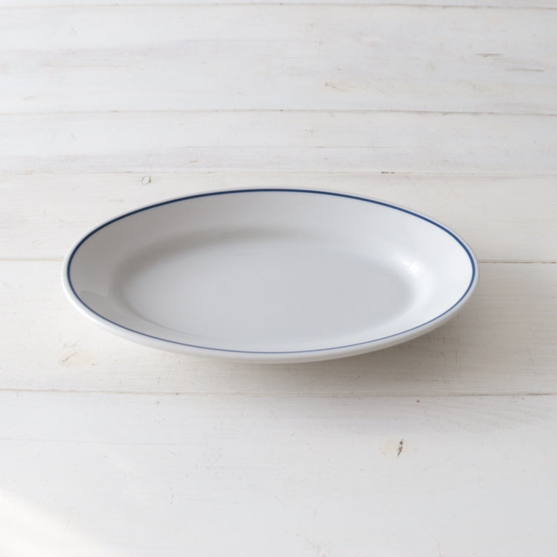 サタルニア チボリ ブルーライン オーバルプレート 28cm