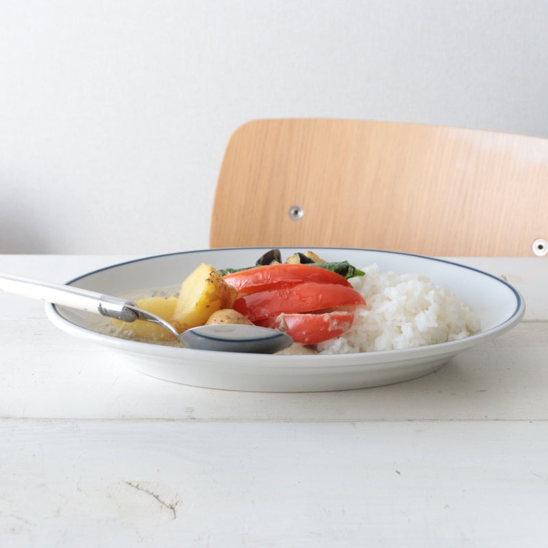 サタルニア チボリ ブルーライン オーバルプレート 28cm