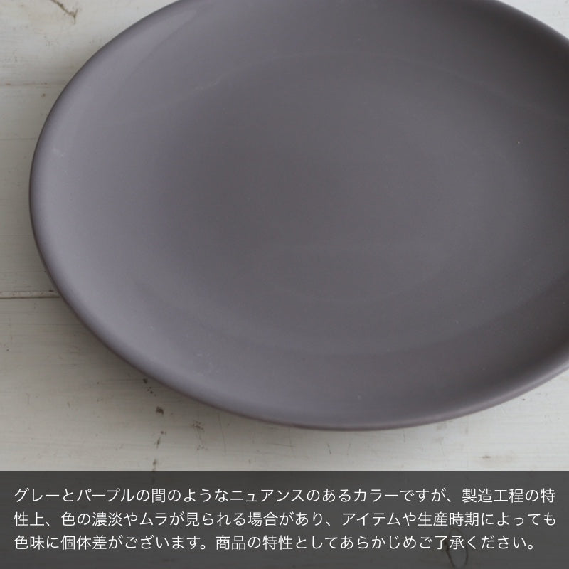 サタルニア シビリア ペッパー デザートプレート 21cmの色味と質感