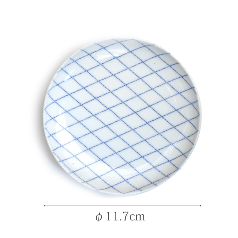 【訳あり品 20%OFF】 東屋 印判小皿  引網