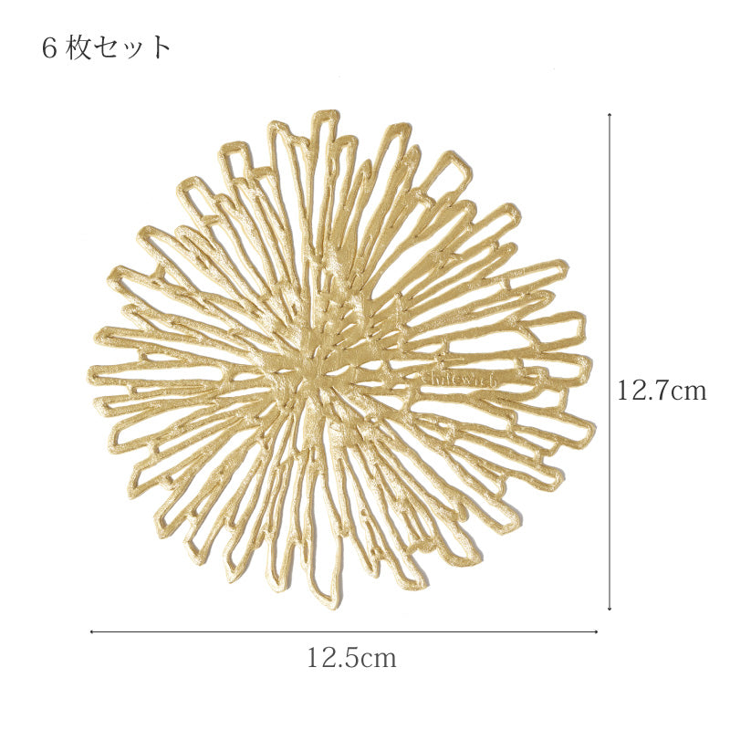 チルウィッチ コースター ブルーム 6枚セット