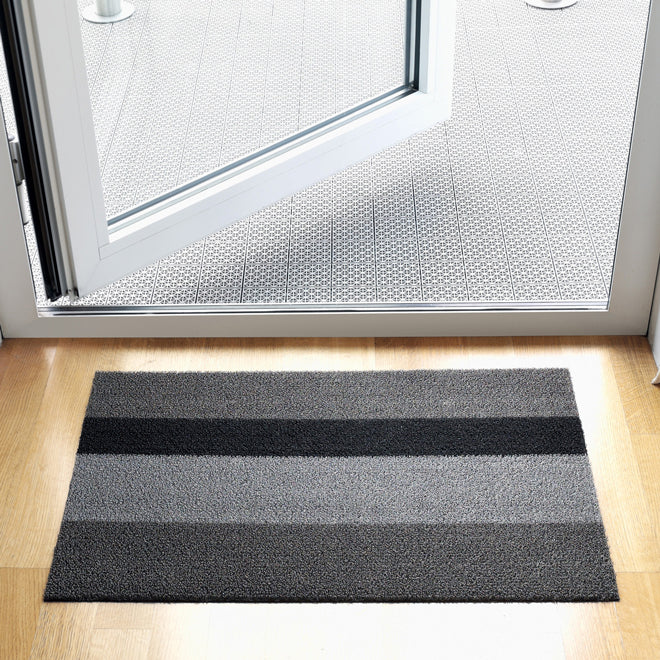チルウィッチ 玄関マット Shag Bold Stripe Door Mat 46.0×71.0cm