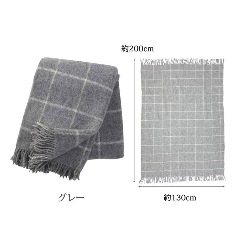クリッパン ギフトセット VINGA ウールスロー 130×200cm グレー