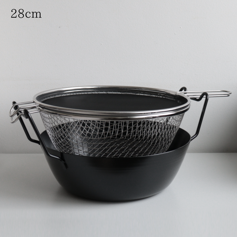 鉄揚げ鍋 28cmセット | la base (ラバーゼ) 通販 - FULLangle Online 鉄揚げ鍋 28cmセット | la base (ラバーゼ) 通販 - FULLangle Online