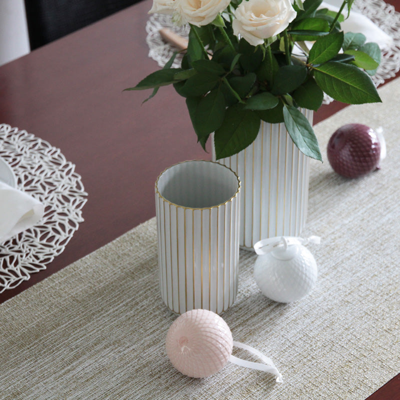 LYNGBY PORCELÆN リュンビューベース ゴールドライン 15cm