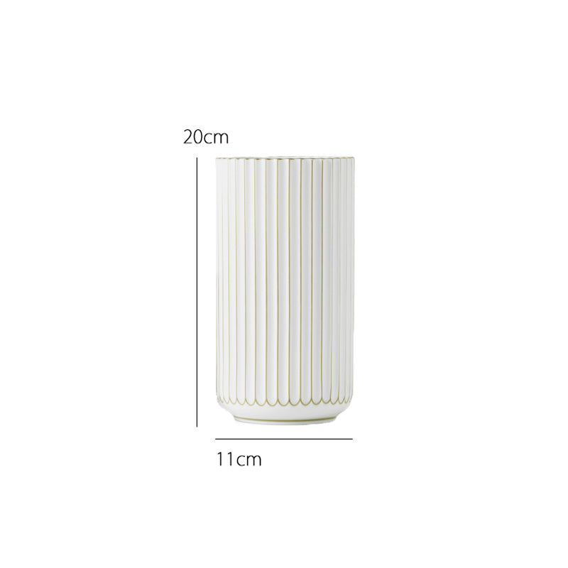 LYNGBY PORCELÆN リュンビューベース ゴールドライン 20cm