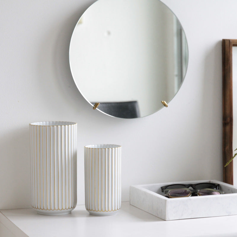 LYNGBY PORCELÆN リュンビューベース ゴールドライン 20cm