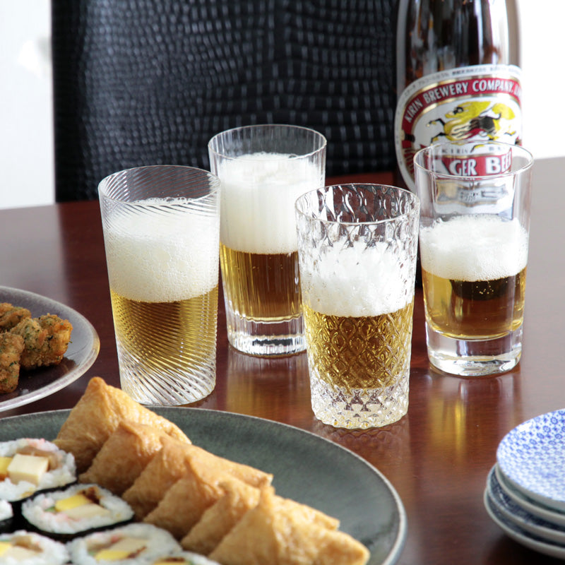 縦8本 | 煌 ひとくちビールグラス | スガハラ 通販 - FULLangle 公式