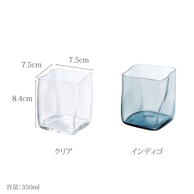 Sghr 川グラス スクエアロックグラス